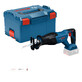 Bosch cordless reciprocating saw GSA18V-280 + L-Boxx, without battery and charger